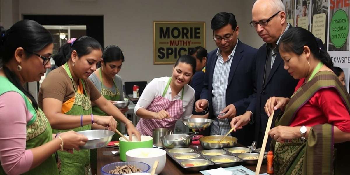 Spice Symphony Community Event Spice Symphony community cooking event in Mumbai with players preparing traditional dishes